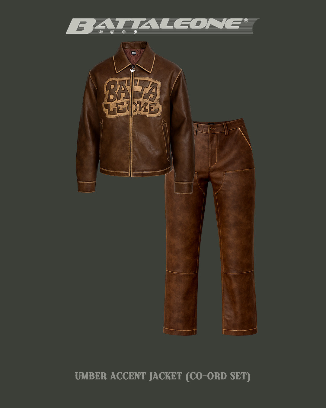 UMBER ACCENT JACKET [CO-ORD SET]